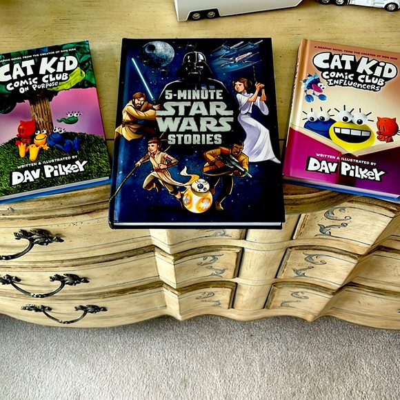 Other - Kids books.   Cat Kid,  Star Wars. Dog man